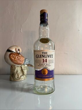 The Glenlive 14 Years Single Malt Scotch Cognac Cask Selection EMTPY BOTTLE